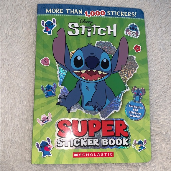 NEW Disney Stitch Books Tell Time & Sticker Book - Picture 5 of 13